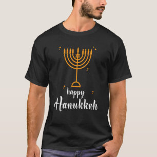 T-shirt Casquette de Noël Menorah Jew Hanoukka Chanukah Ho
