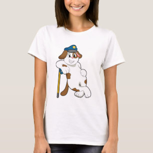 T-shirt Casquette de police de chien