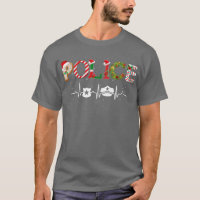 Casquette de police Heartbeat Noël du Père Noël Ne