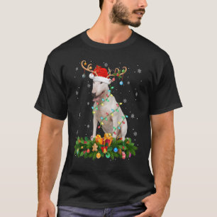 T-shirt Casquette des Rennes de Noël Père Noël Bull Terrie