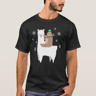 T-shirt Casquette drôle de Père Noël d'écharpe de Noël de