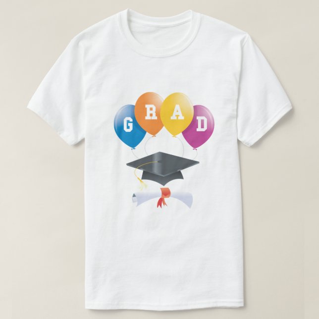 T-shirt Casquette du ballons de fin d'études (Design devant)