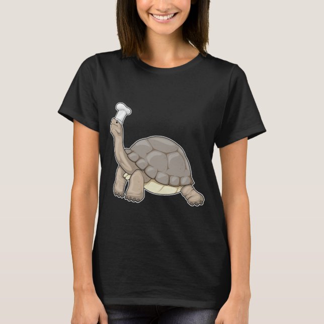 T-shirt Casquette du chef cuisinier Turtle (Devant)