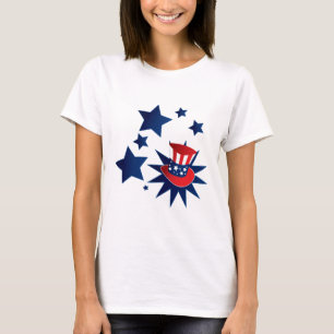 T-shirt Casquette et étoiles d'Oncle Sam