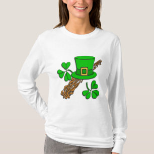 T-shirt Casquette et shamrocks irlandais