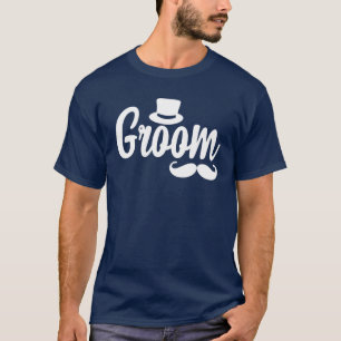 T-shirt Casquette Mens Groom Cute Fiançailles Mariage Bach