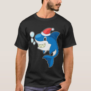 T-shirt Casquette Noël aux requins