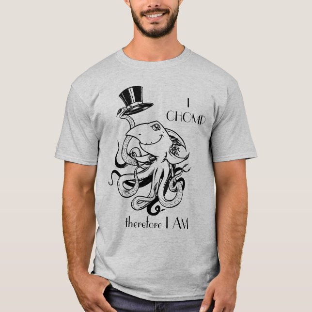 T-shirt Casquette supérieur, JE ME MASTIQUE BRUYAMMENT (Devant)