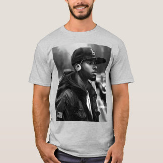 T-shirt CASQUETTE : Tee de style hip-hop urbain