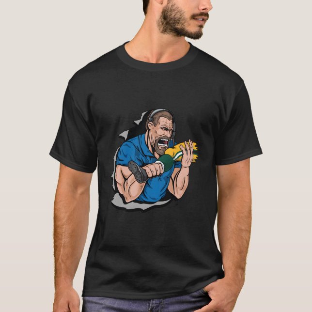 T-shirt Casquettes du genou (Devant)