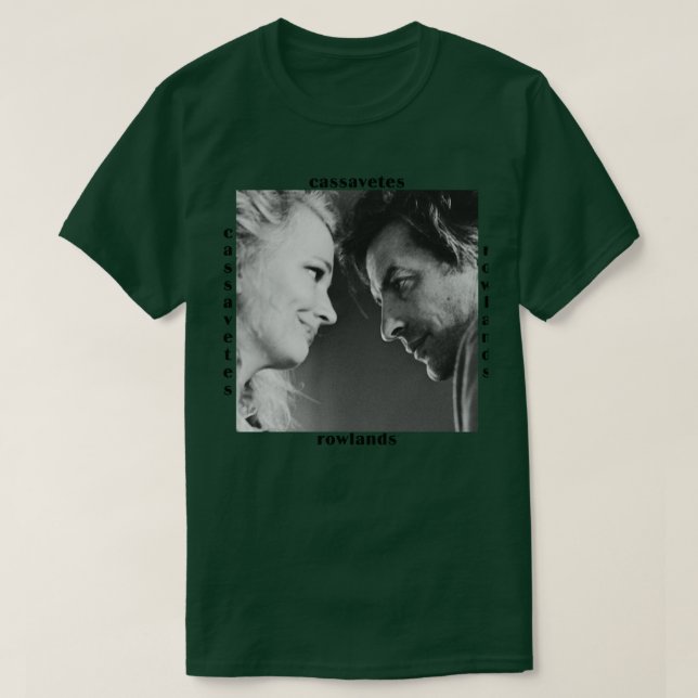 T-shirt Cassavetes et Rowlands (Design devant)