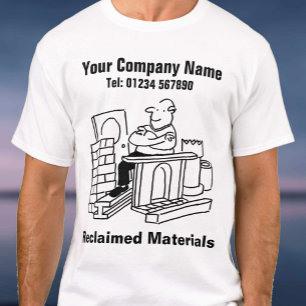 T-shirt Casse de matériaux récupérés