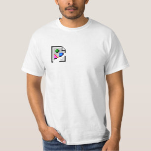 T-shirt cassé d'icône d'image