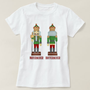 T-shirt Casse-noix drôle Buttcracker de Noël humoristique