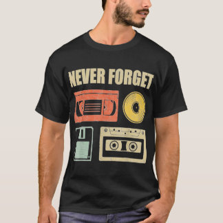 T-shirt Casse-tête audio cassette 70s 80s 90s
