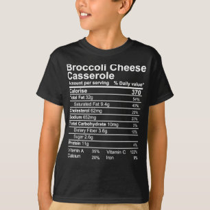 T-shirt Casserole au fromage de Brocoli