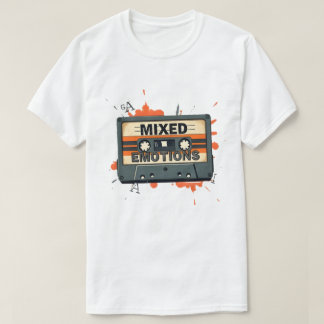 T-shirt Cassette à émotions mixtes
