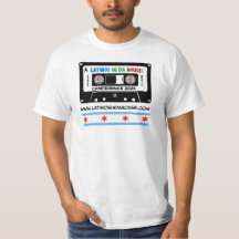 T-shirt Cassette à valeur blanche pour hommes