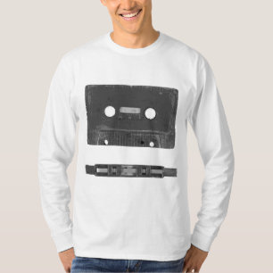 T-shirt cassette audio rétro