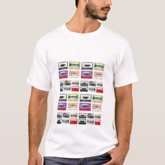T-shirt cassette-bande