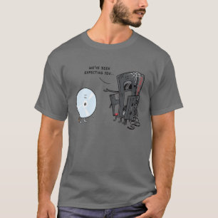 T-shirt Cassette Bande Bienvenue Cd-Rom Cute Conçu Été