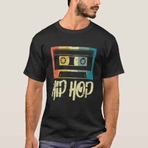 T-shirt Cassette de musique Hip hop des années 90 rétro Vi