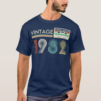 T-shirt Cassette limitée vintage 1982