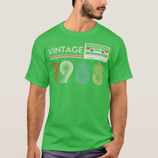 T-shirt Cassette limitée vintage 1988