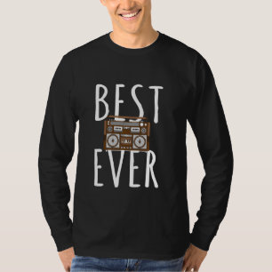 T-shirt Cassette Radio Classique Meilleure Musique Toujour
