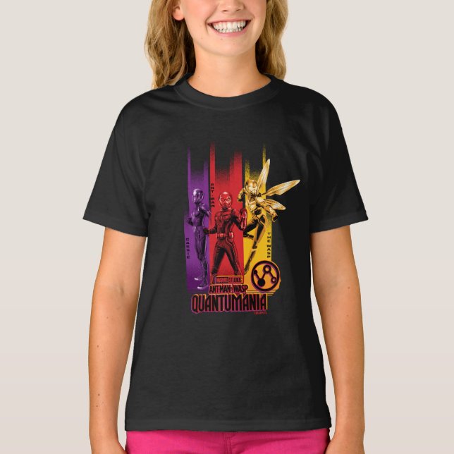 T-shirt Cassie, Ant-Man et le graphique du groupe Wasp (Devant)