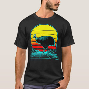 T-shirt Cassowary Vintage rétro