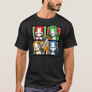 T-shirt Castle Crashers Quatre Carrés Essential T-Shirt.pn