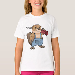 T-shirt Castor comme artisan avec clé