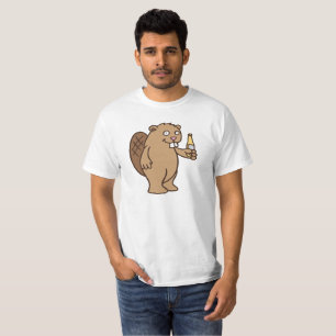 T-shirt Castor de boissons alcoolisées