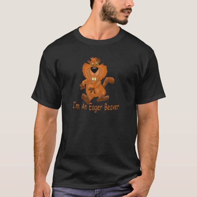 T-shirt Castor désireux (Devant)