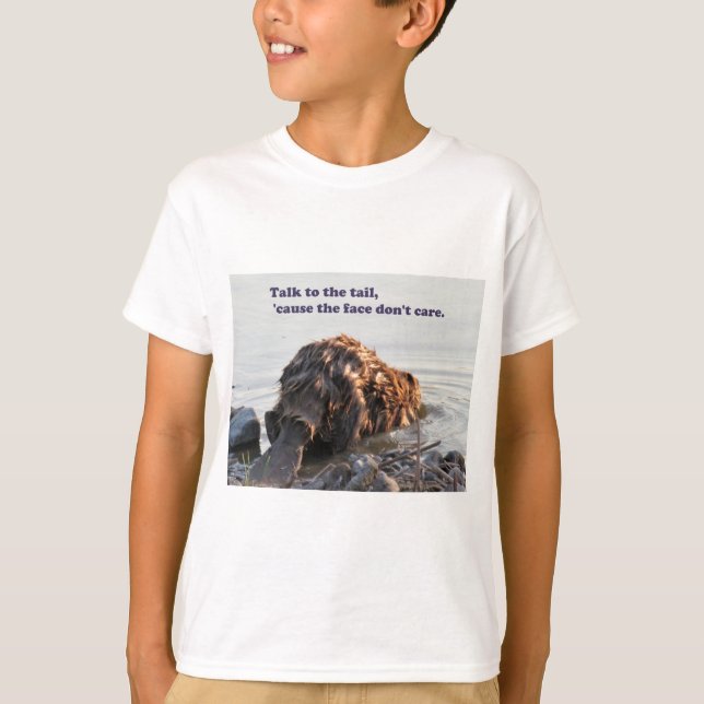 T-shirt Castor drôle (Devant)