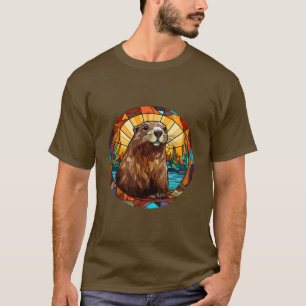 T-shirt Castor en verre doux