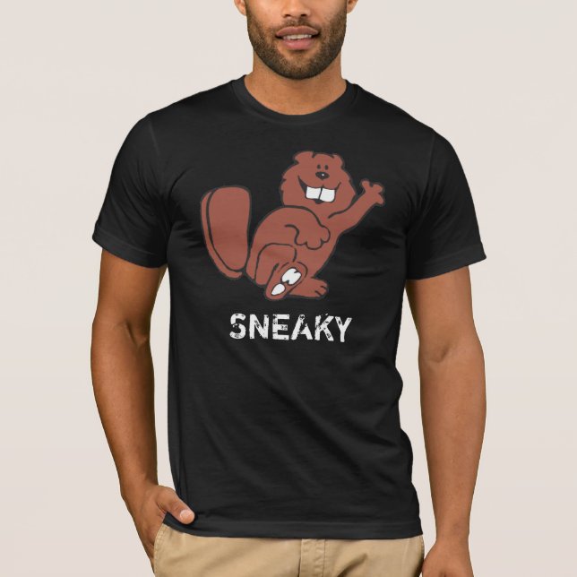 T-shirt Castor sournois (Devant)