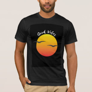 T-shirt casual homme à manches courtes noir 
