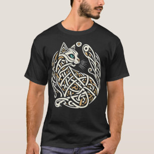 T-shirt Cat Art de nouage celtique