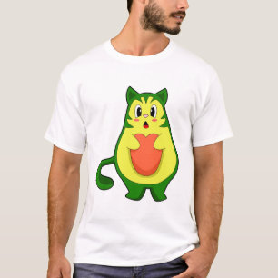 T-shirt Cat Avocado