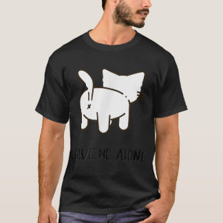 T-shirt Cat Bad Laune Lazy Dit Chats