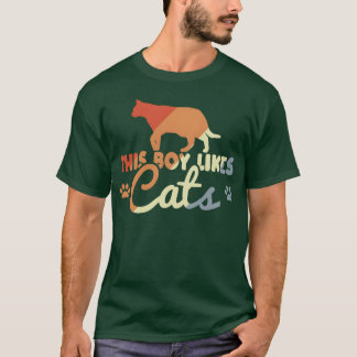 T-shirt Cat Boy drôle