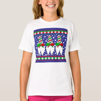 T-shirt Cat Butt Christmas Green