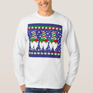 T-shirt Cat Butt Christmas Green