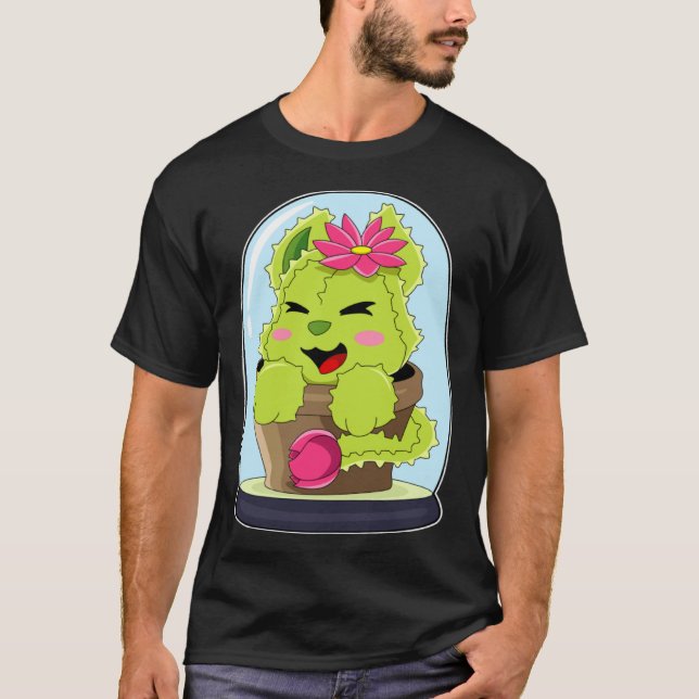 T-shirt Cat Cactus (Devant)