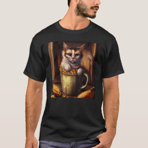 T-shirt Cat Café Maïs En Épi