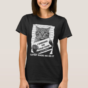 T-shirt Cat Catnip M'A Fait Faire Il Tenue