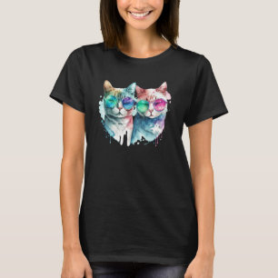 T-shirt Cat Couple Saint Valentin