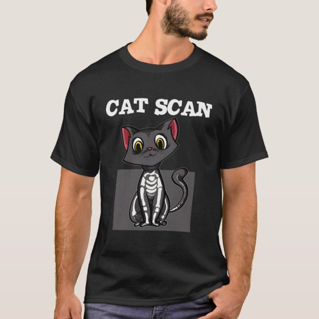 T-shirt Cat Ct Scan Funny Radiologie Technologue Radiologi (Devant)